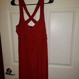 Red babydoll dress